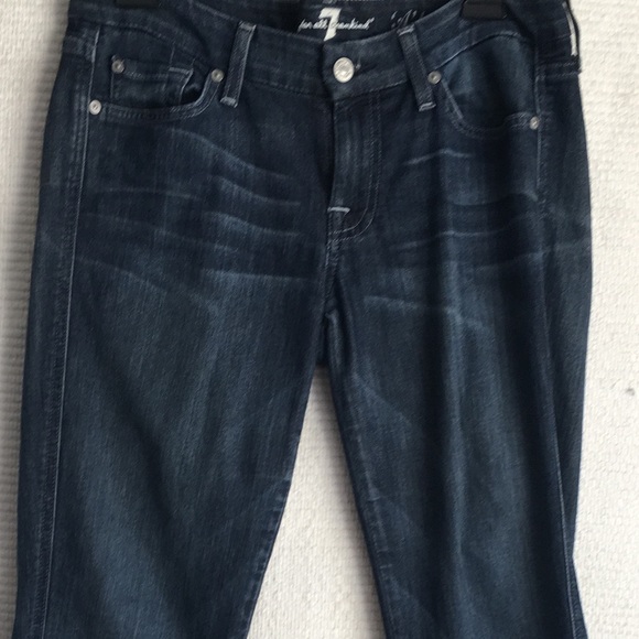 7FAM Seven A-Pocket Jeans Dark Wash - 28.5 inseam - Picture 4 of 6